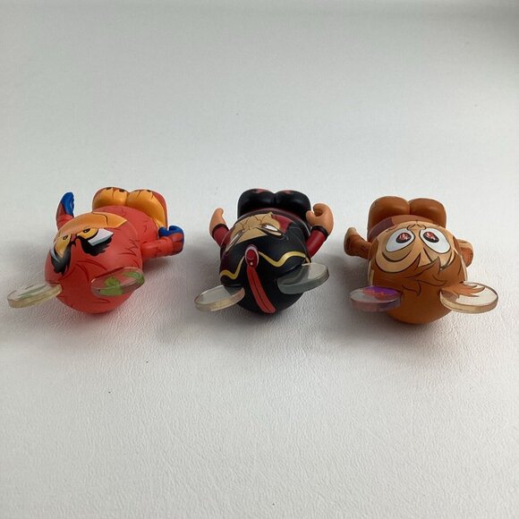 Disney Animation Vinylmation Aladdin Park Set Lot 3" Figures Jafar Iago Abu Toy - Picture 6 of 6